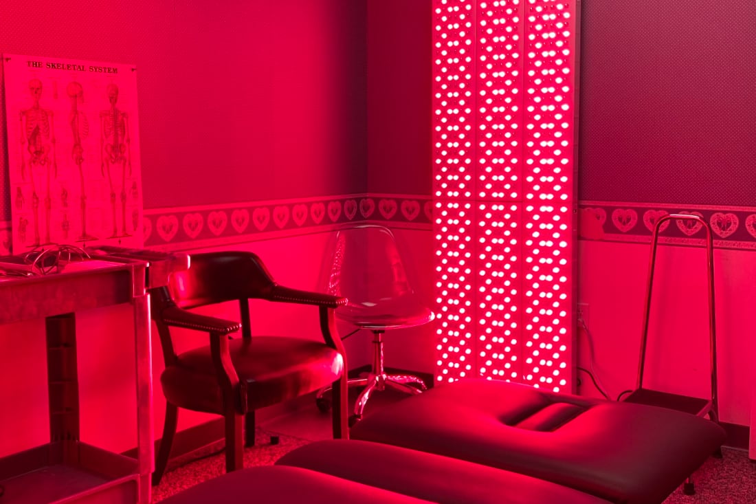 JOOVV Red Light treatment in private room