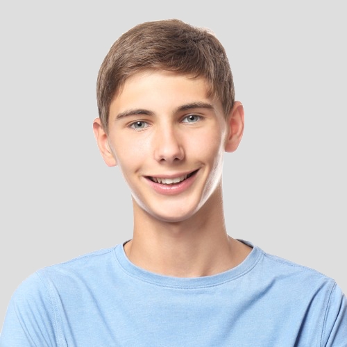 Kyphosis Patients - young man smiling