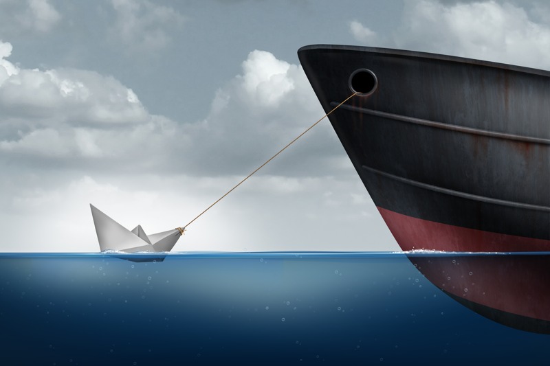 Cost to maintain a website is sometimes like a little paper tug boat pulling a giant ship.