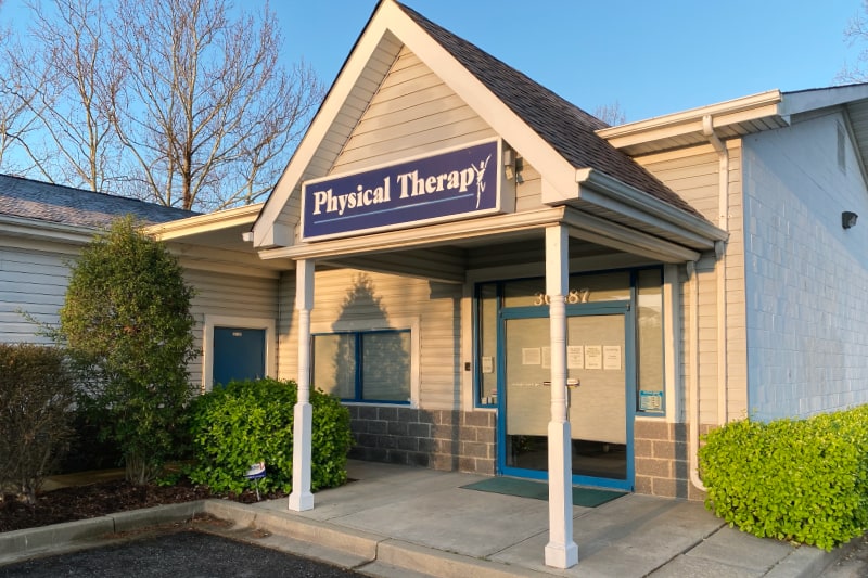physical therapy clinic entrance