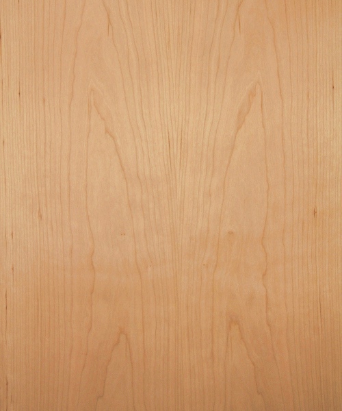 Cheery wood veneer sample, flat cut