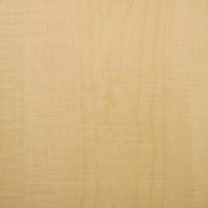 Curly maple wood veneer sample, high figure