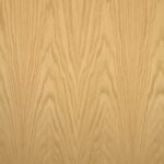Red oak wood veneer sample, flat cut