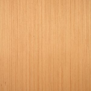 Reconstituted cheery wood veneer sample, quarter cut