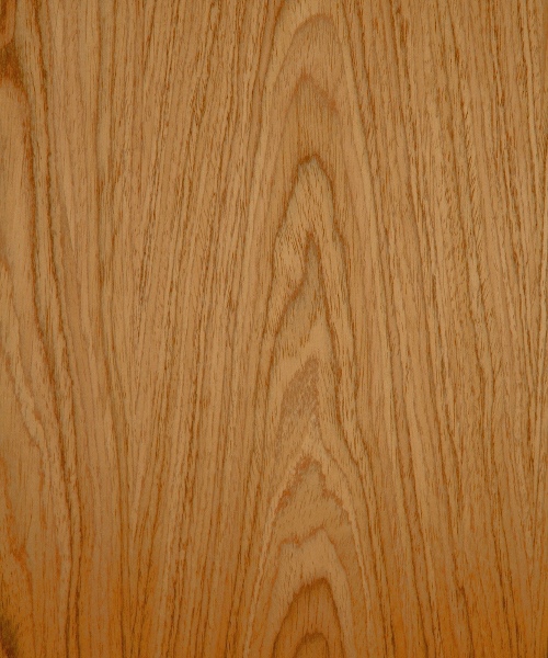 Flat cut reconstituted teak wood veneer sample