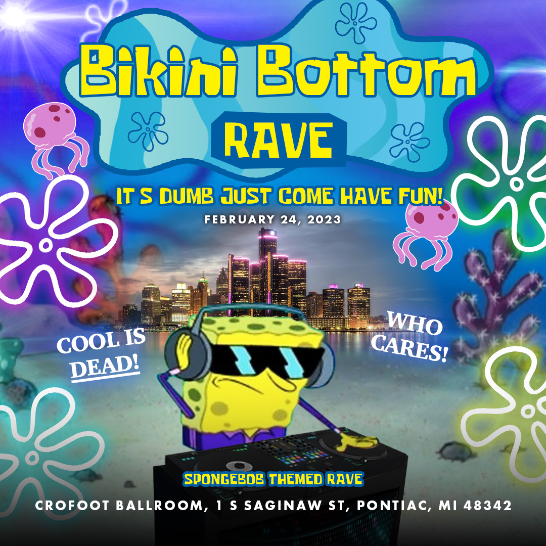 fun tour spongebob rave