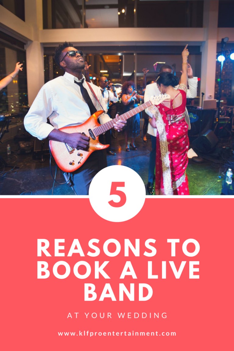5 Reasons to book a live band