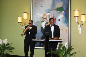 If you have a smaller venue, we suggest a smaller 2-3 piece band (pictured above), or a DJ. 