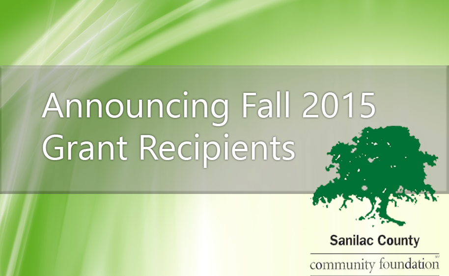 Announcing Fall 2015 Grant Recipients banner
